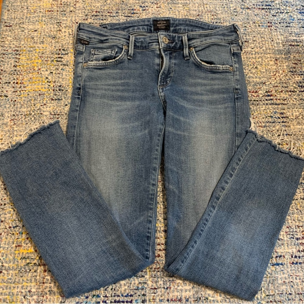 Citizens Of Humanity Blue Skinny Jeans